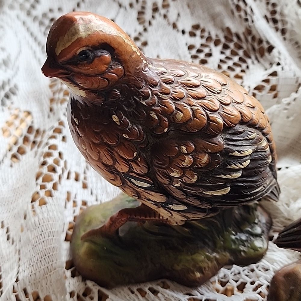 Vintage Quail Set Of 2 Ardco 0~2354